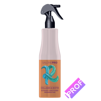 Двофазний кондиціонер для волосся COLLAGEN & BIOTIN REGENERATING SALONE PRO 400 мл. в Iprof.pro
