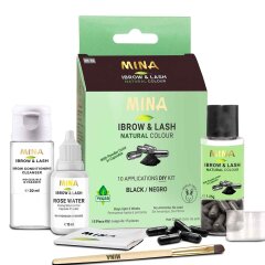 Фарба для брів в капсулах Mina Ibrow & Lash Natural Середньо-коричневий в Iprof.pro