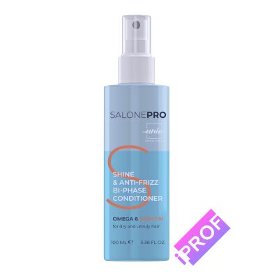 Двофазний&nbsp;кондиціонер&nbsp;для&nbsp;волосся&nbsp;KERATIN SHINE&nbsp;&&nbsp;ANTI-FRIZZ&nbsp;SALONE&nbsp;PRO&nbsp;100 мл. в Iprof.pro