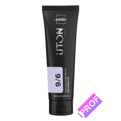 Тонуюча маска для волосся UTON 9/6 Блонд Фіолетовий 300 мл. в Iprof.pro