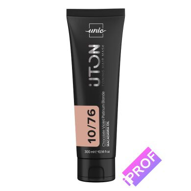 Тонуюча маска для волосся UTON 10/76 Світлий Блонд Коричнево-Фіолетовий 300 мл. в Iprof.pro