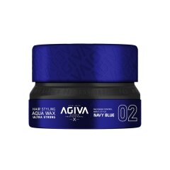 2 Віск для укладання волосся Aqua Ultra Strong Agiva - Navy Blue, 155 мл в Iprof.pro