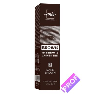 Фарба для вій та брів BROWIS Темний коричневий 3 20 мл., відгуки, ціни на Iprof.pro Фарба для вій та брів BROWIS Темний коричневий 3 20 мл. в Iprof.pro