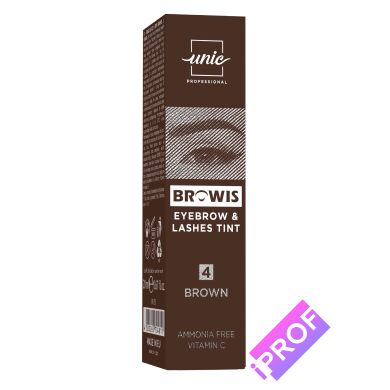 Фарба для вій та брів BROWIS Коричневий 4 20 мл. в Iprof.pro
