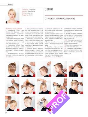 Журнал «Майстер-клас:Технології зачісок», випуск 6 в estelpro.in.ua