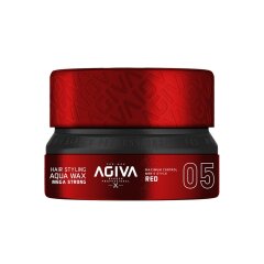 5 Віск для укладання волосся Aqua Mega Strong Agiva - Red, 155 мл в Iprof.pro