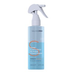 Двофазний кондиціонер для волосся KERATIN SHINE & ANTI-FRIZZ SALONE PRO 200 мл. в Iprof.pro