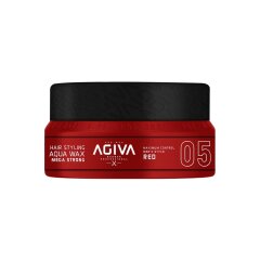 5 Віск для укладання волосся Aqua Mega Strong Agiva - Red, 90 мл в Iprof.pro