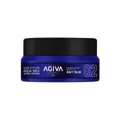 2 Віск для укладання волосся Aqua Ultra Strong Agiva - Navy Blue, 90 мл в Iprof.pro